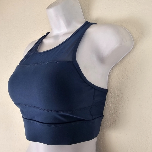 Zyia Active All-Star Sports Bra Blue Size Small Supportive Workout Running Bra - Picture 3 of 11